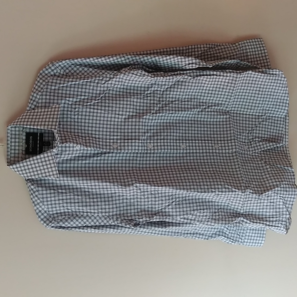 Bonobos button down shirt, blue, size M slim